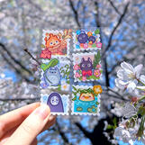 Ghibli Inspired Stamp Stickers - USA, AU ✦ Ghibli Inspired Stamp Stickers - Rest of World