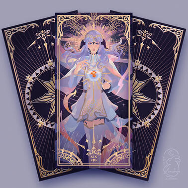 Custom Warrior of Light Card